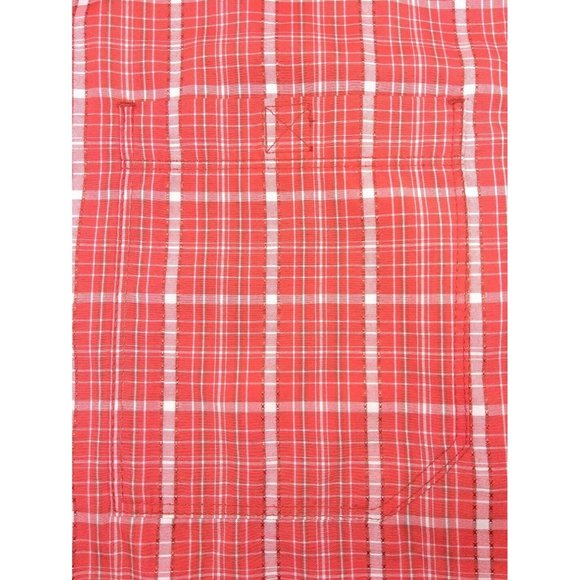 The North Face Mens Short Sleeve Button Down Orange Texture Outdoor Shirt Small - Picture 10 of 11